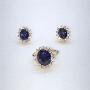 💛 14k Yellow Gold Filled Princess Diana Set